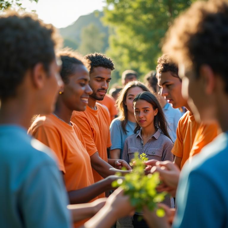 Teams coordinating community volunteer programs with precision